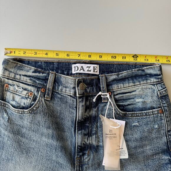 NWT Daze Denim Daily Driver High Rise Skinny Straight Jeans Streetwear Casual 28 - Picture 11 of 14